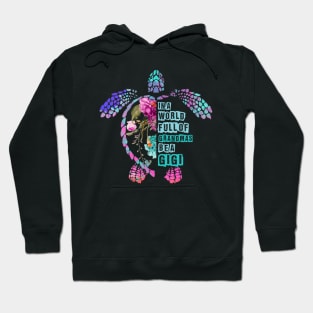 In A World Full Of Grandmas Be A Grammy Turtle Hoodie